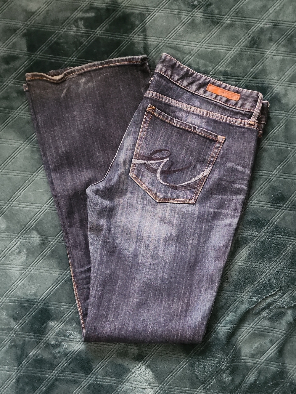 Express Women's Dark Blue Stella Boot Cut Jeans